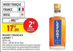 Intermarché Hyper Lefort - whisky français offre