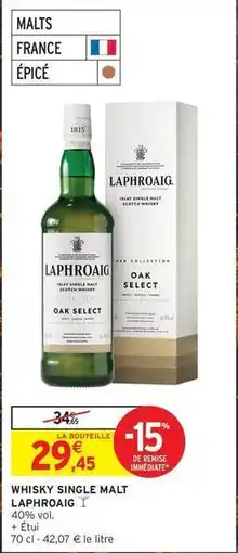 Intermarché Hyper Scotch - whisky single malt offre