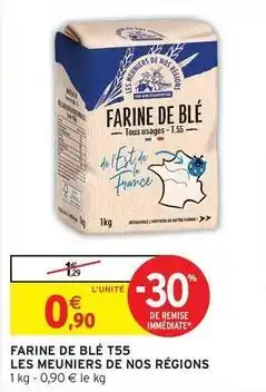 Intermarché Hyper Tous - farine de blé t55 offre