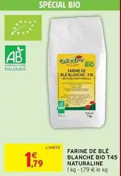Intermarché Hyper Farine de blé blanche bio t45 offre