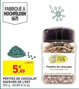 Intermarché Hyper Pépites de chocolat offre