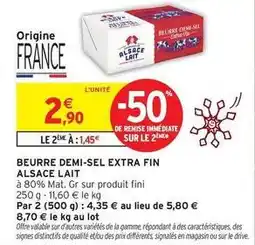 Intermarché Hyper Fini - beurre demi-sel extra fin offre