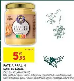 Intermarché Hyper Signal - pâte à pralin offre