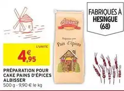 Intermarché Hyper Préparation pour cake pains d'épices offre