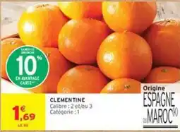 Intermarché Express Clementine offre
