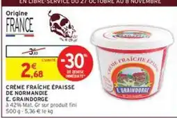 Intermarché Express Fini - crème fraîche epaisse de normandie offre