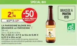 Intermarché Express La parisienne blonde bio offre