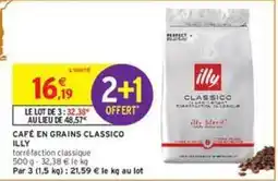 Intermarché Express Illy - café en grains classico offre