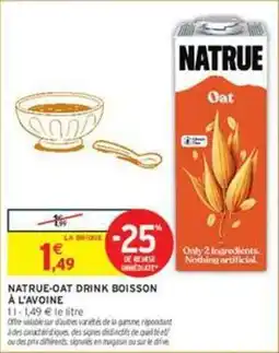Intermarché Express Only - drink boisson à l'avoine offre