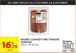 Intermarché Express Canard - magret fumé tranché offre