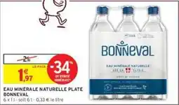 Intermarché Express Eau minerale naturelle plate offre