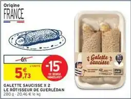Intermarché Express Galette saucisse x 2 offre