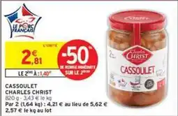 Intermarché Express Charles christ - cassoulet offre