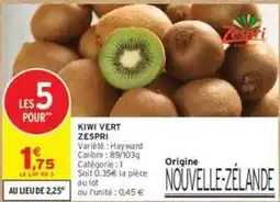 Intermarché Express Zespri - kiwi vert offre