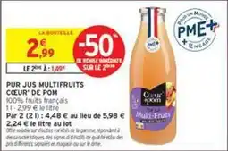 Intermarché Express Signal - pur jus multifruits offre