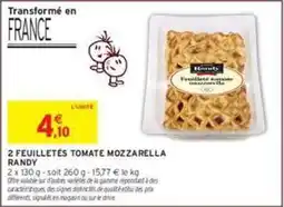 Intermarché Express Randy - 2 feuilletés tomate mozzarella offre