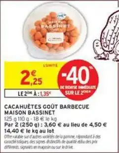 Intermarché Express Signal - cacahuètes goût barbecue offre