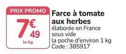 Promocash Promo - farce à tomate aux herbes offre