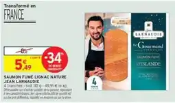 Intermarché Contact Jean larnaudie - saumon fumé lignac nature offre