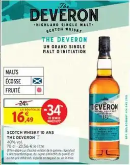 Intermarché Contact Scotch - scotch whisky 10 ans offre