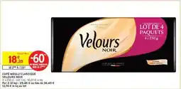 Intermarché Contact Velours noir - café moulu classique offre