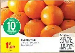 Intermarché Contact Clementine offre