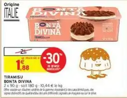 Intermarché Contact Signal - tiramisu offre
