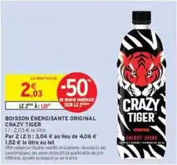 Intermarché Contact Signal - boisson énergisante original offre