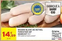 Intermarché Contact Boudin blanc de rethel forestier igp offre