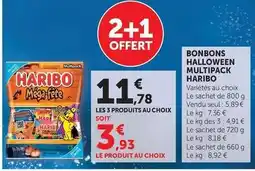 Maximarché Haribo - bonbons halloween multipack offre