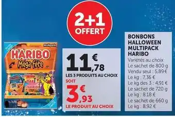 Haribo - bonbons halloween multipack
