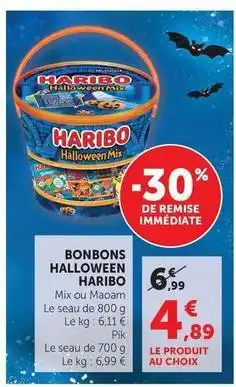 Maximarché Haribo - bonbons halloween offre