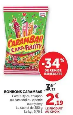 Maximarché Carambar - bonbons offre