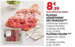 Maximarché Plateau assortiment sec francais offre