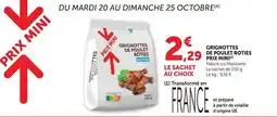 Maximarché Prix mini - grignottes de poulet rotis le sachet pia mini offre