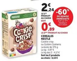 Maximarché Nestlé - cereales offre