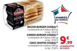 Maximarché Charal - bacon burger offre