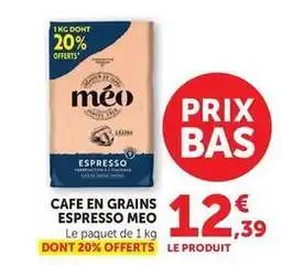 Maximarché Cap - cafe en grains espresso offre