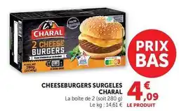 Maximarché Charal - cheeseburgers surgeles offre