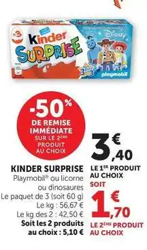 Maximarché Ferrero rocher - kinder surprise offre