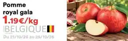 Hmarket Pomme royal gala offre
