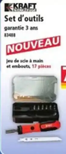 Norma KRAFT Set d'outils offre