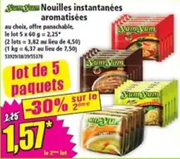 Norma YumYum Nouilles instantanées aromatisées offre