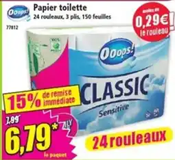 Norma Ooops! Papier toilette offre