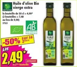 Norma BIO SONNE Huile d'olive Bio vierge extra offre