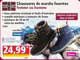 Norma BIONIC FINISH'ECO Chaussures de marche fourrées offre