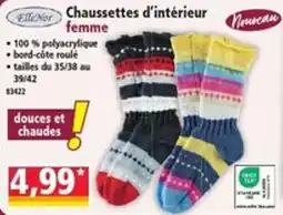 Norma Elle&Vire Chaussettes d'intérieur femme offre