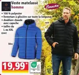 Norma Veste matelassé homme offre