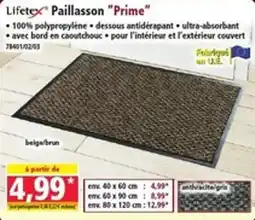 Norma Lifetex Paillasson Prime offre