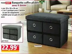 Norma trend mobil Banquette coffre pliable offre